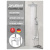 Душевая стойка Hansberge H5077W1, белый/хром Душевая стойка Hansberge H5077W1, белый/хром