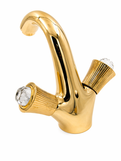 Смеситель для раковины Fiore Venere Sky Swarovski® 13OO0623, золото