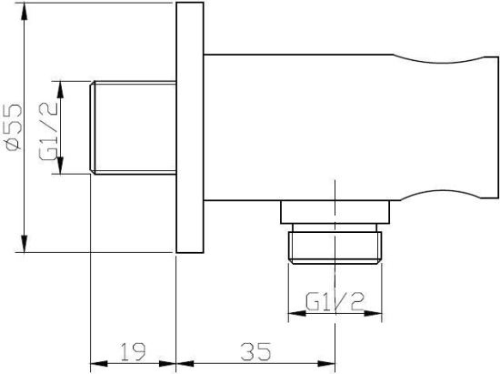 Душевой гарнитур BelBagno Ancona DFS-CRM