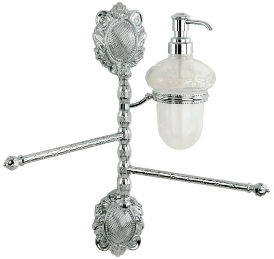 Дозатор Migliore Cleopatra 16674 с полотенцедержателем, хром