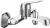 Смеситель для ванны Rush Yell YE5735-44 Смеситель для ванны Rush Yell YE5735-44
