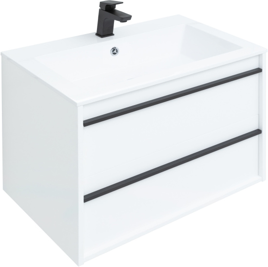 Мебель для ванной Aquanet Lino 70 белый матовый