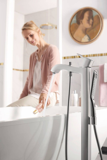 Напольный смеситель для ванны Hansgrohe Metropol Classic 31445000 хром