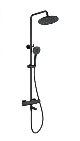 Душевая стойка Wonzon & Woghand Neo WW-B3035-A3-MB с термостатом