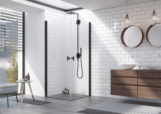 Душевой уголок Radaway Nes Black KDD I 80x80
