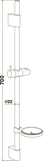 Душевая штанга Olive'S BD01B