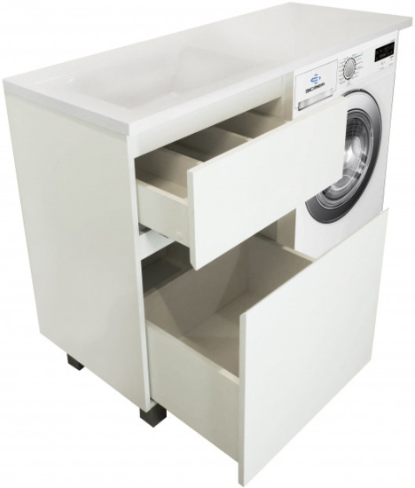 Тумба с раковиной Эстет Dallas Luxe 100 напольная, 2 ящика