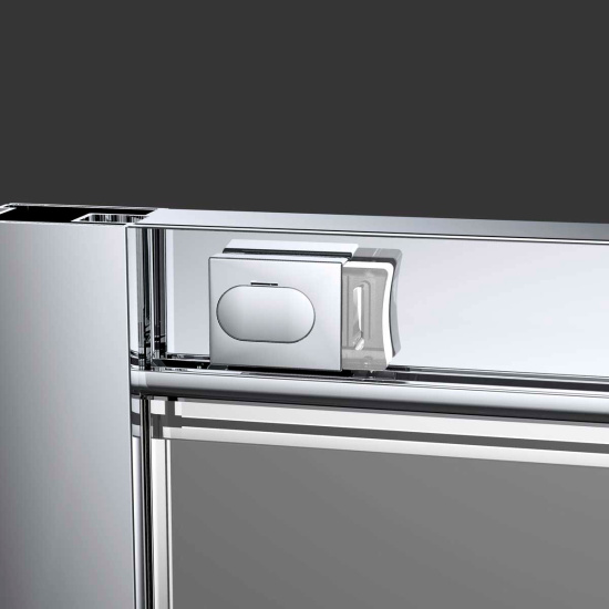 Душевая дверь в нишу Vincea Alpha VDS-3AL110CL 110 см, стекло прозрачное, хром