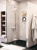 Душевая дверь в нишу Wasserkraft Aller White 10H05LWHITE 120 см
