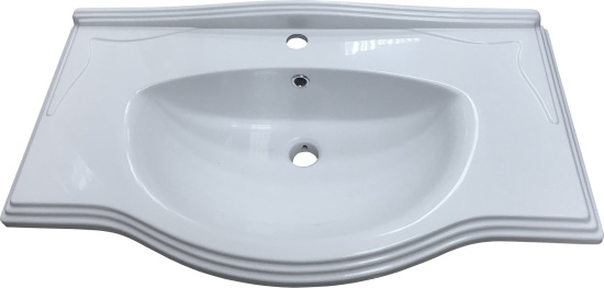 Мебель для ванной Misty Дайна 85 белая, с подсветкой