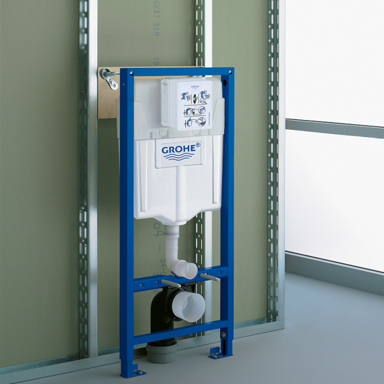 Инсталляция Grohe Rapid SL 38721001 с кнопкой + унитаз подвесной BeWash Aldo BKWHR001480