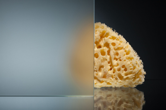 Душевая дверь в нишу Vegas Glass ZP 120 09 10 профиль золото, стекло сатин