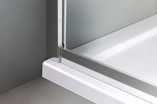 Душевой уголок Vincea Scala VSQ-2SC100CL 100x100, профиль хром, стекло прозрачное