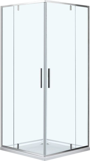 Душевой уголок Vincea Slim VPR-2SL9090CL 90x90, профиль хром, стекло прозрачное