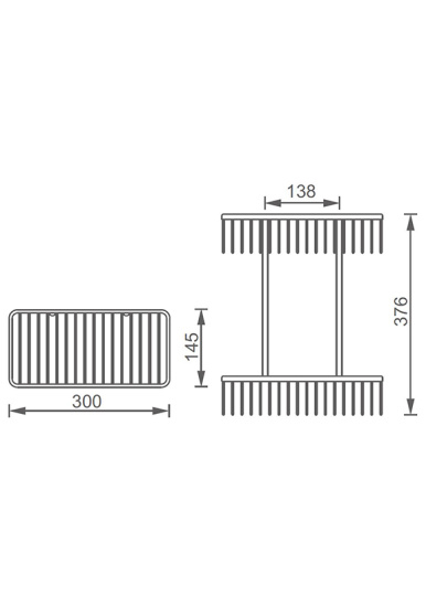 Полка для ванной Altrobagno B 082601 Br