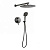 Душевая система Filarete Roun FL1028BG, графит