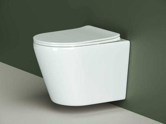 Подвесной унитаз Ceramicanova Highlight Rimless CN1804