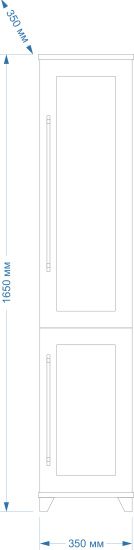 Пенал Misty Марта R белый