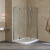 Душевой уголок Vegas Glass AFS-F Lux 120*100 08 01 R профиль глянцевый хром, стекло прозрачное