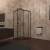 Душевой уголок Veconi Rovigo RV-04 90x90, профиль черный