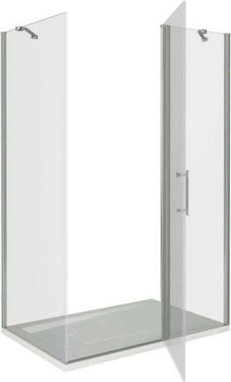 Душевой уголок Good Door Mokka WTW+SP 110х80х185 см