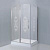 Душевой уголок Cezares Giubileo-A-11 100x90 см, L, стекло с узором, хром