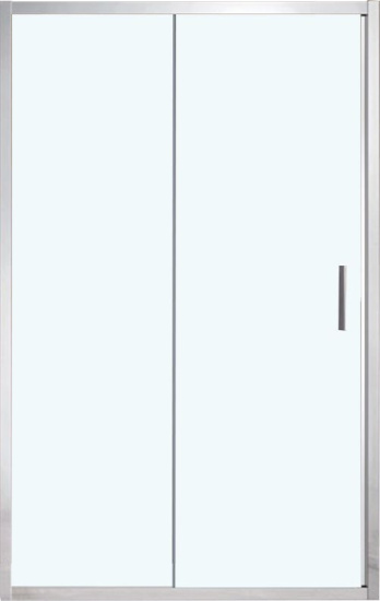 Душевая дверь в нишу Vincea Garda VDS-1G130CL 130 см, профиль хром, стекло прозрачное