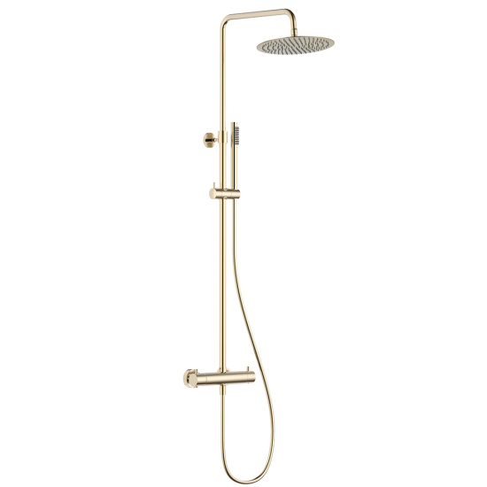 Душевая стойка AQUAme Siena AQM8006BG с термостатом