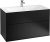 Мебель для ванной Villeroy & Boch Finion 100 black matt lacquer, с настенным освещением Мебель для ванной Villeroy & Boch Finion 100 black matt lacquer, с настенным освещением