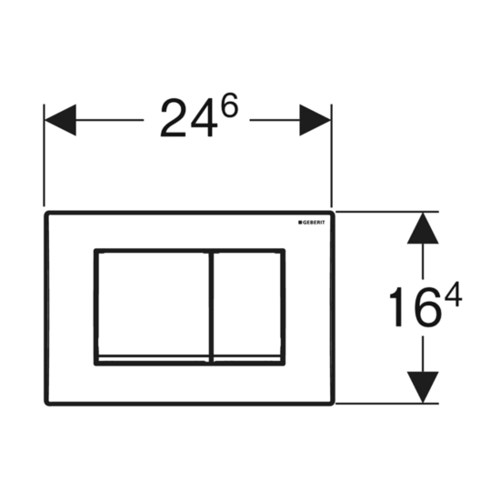 Инсталляция Geberit Duofix Delta UP100 111.153.00.1 с кнопкой + унитаз подвесной WeltWasser Gudzon 485 WT