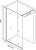 Душевая перегородка Iddis Slide SLI8BS2i23 Walk In 120x195, хром