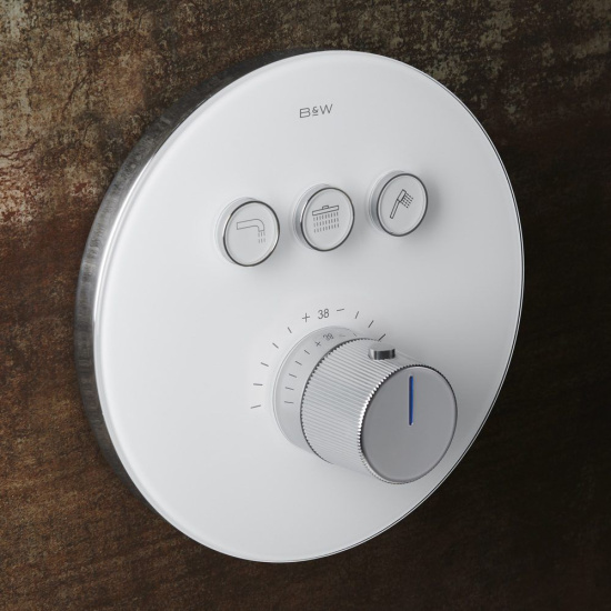 Душевая система  Black&White Universe 7787 термостат