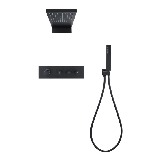Душевая система Black&White Universe 8330BUK термостат