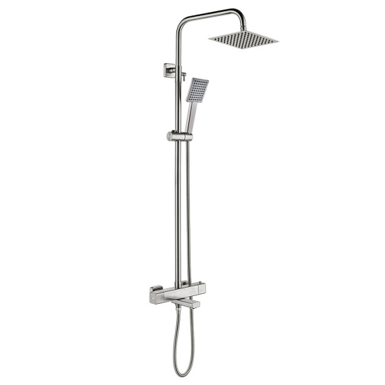 Душевая стойка Gappo G2499-40 термостат, сатин