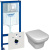 Инсталляция Grohe Rapid SL 38775001 4 в 1 с кнопкой + унитаз подвесной Jacob Delafon Vox EDM102-00 + сиденье Vox E20142-00 с микролифтом