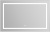 Зеркало BelBagno Kraft SPC-KRAFT-1085-685-TCH-WARM с подсветкой и подогревом