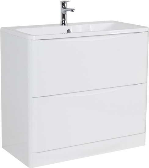 Мебель для ванной BelBagno Acqua 80 напольная, bianco lucido