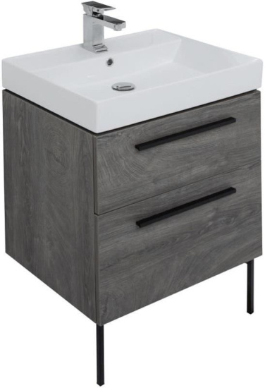 Мебель для ванной Aquanet Nova 60 2 ящика, дуб рошелье