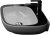 Раковина Hidra Ceramica Dial белая с черным, 60 см
