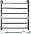 Полотенцесушитель электрический Тругор Пэк 6 80x60, L