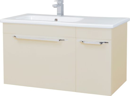 Мебель для ванной Bellezza Альдо 90 L, бежевая