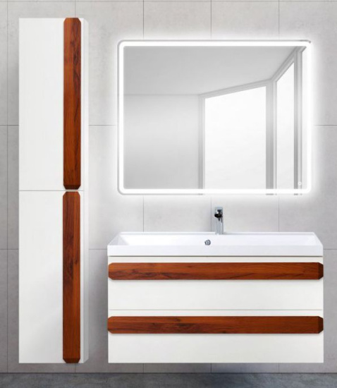Пенал BelBagno Aurora 30 L bianco opaco (ручки на выбор)