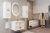 Тумба с раковиной Marka One Carre 75П White