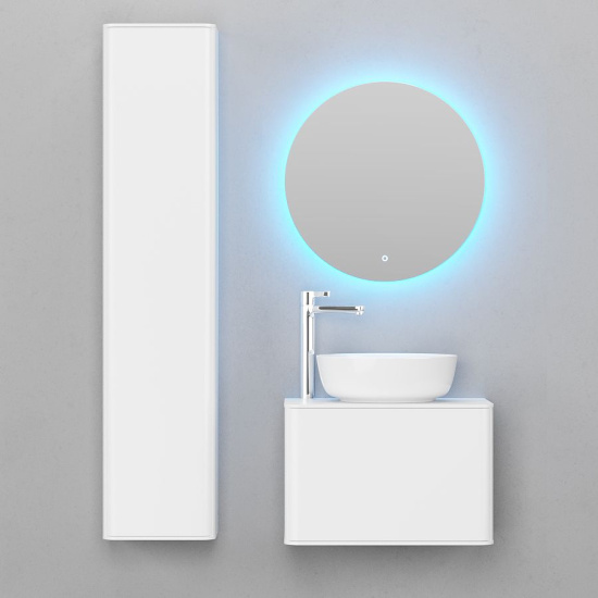 Зеркало Stworki Ноттвиль 60 с подсветкой, сенсор на зеркале