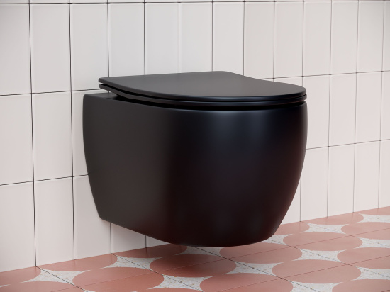 Подвесной унитаз Ceramicanova Play Rimless CN3001MB