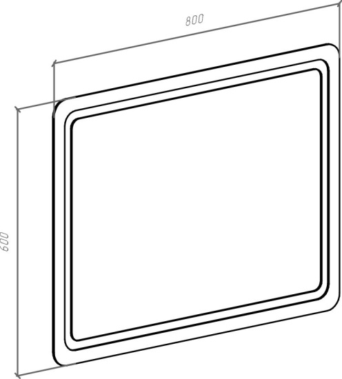Мебель для ванной Bellezza Альдо 80 бежевая