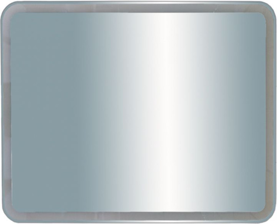 Зеркало Misty Неон 3 LED 100x80, сенсор на корпусе