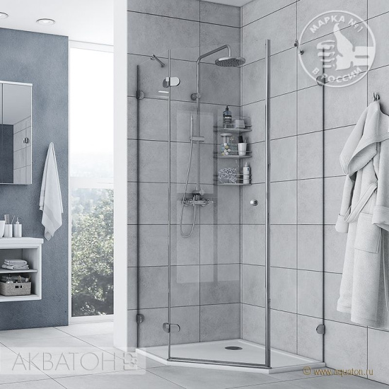 Поддон для душа AQUATON Калифорния 90x90 пятиугольный