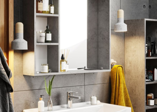 Зеркало Onika Девис 80.00У бетон чикаго