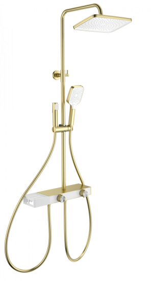 Душевая стойка Wonzon & Woghand Shelf WW-B4161-BG с техническим душем